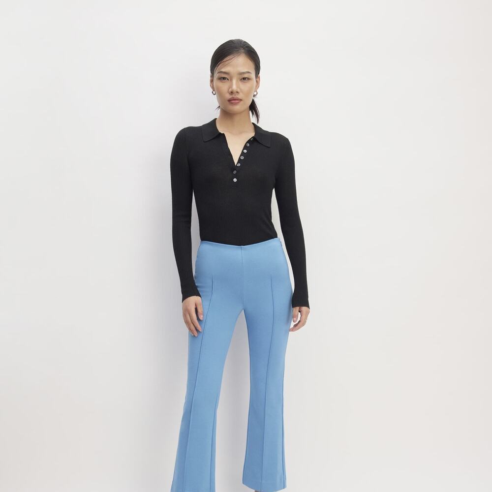 Everlane The Dream Kick Flare Pant Blue Base - Size M